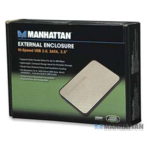 Gabinete para Disco Duro USB de Alta Velocidad 2.0, SATA, 2.5" Gabinete para Disco Duro USB de Alta Velocidad 2.0, SATA, 2.5"