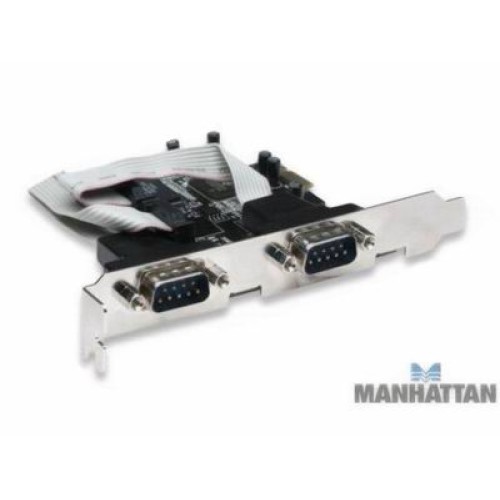 Tarjeta Serial PCI Express, 2 puertos DB9
