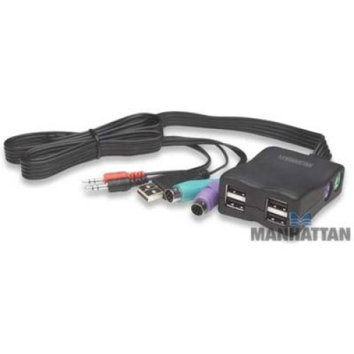 Hub de Multimedia USB 2.0, audio 3.5 mm