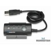 Convertidor USB 2.0 a SATA-IDE con fuente de alimentación