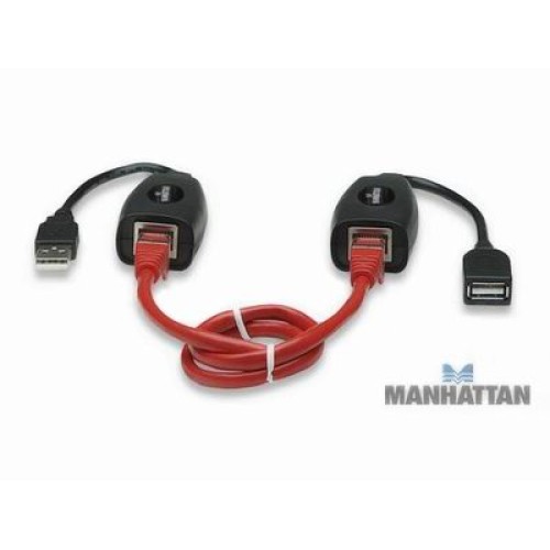 Cable extensión USB, extensor USB 1.1 vía UTP hasta 60 m Cable extensión USB, extensor USB 1.1 vía UTP hasta 60 m
