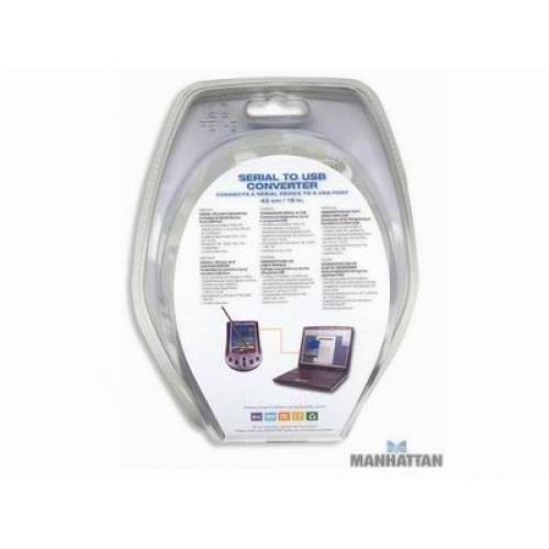 Cable convertidor USB 2.0 a serial DB9 macho
