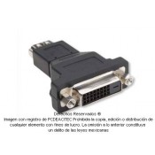 Adaptador HDMI M a DVI-D 24+1 hembra