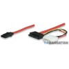 Cable SATA macho/ SATA macho/ Mólex energía interno