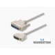 Cable IEEE 1284C Mini Centronics a paralelo DB25 1.8 m