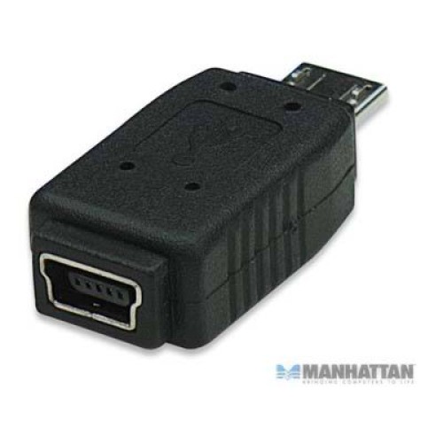 Adaptador USB 2.0 mini B hembra a Micro B macho Adaptador USB 2.0 mini B hembra a Micro B macho
