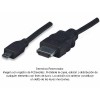 Cable micro HDMI a mini HDMI de 2 m