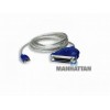 Cable convertidor USB tipo A a paralelo DB25 de 1.8 m