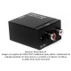 Convertidor de audio análogo a digital. RCA a Toslink más RCA coaxial digital Convertidor de audio análogo a digital. RCA a Toslink más RCA coaxial digital