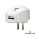 Cargador USB, NEMA 5-15, dos contactos Cargador USB, NEMA 5-15, dos contactos