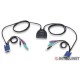 Mini Switch KVM 2 Puertos PS/2 Con Audio Mini Switch KVM 2 Puertos PS/2 Con Audio