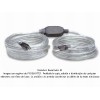 Cable USB 2.0 AB balun extender activo macho a macho de 11 m