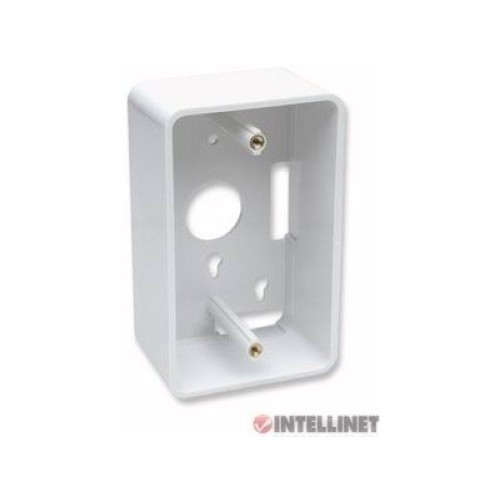 Caja para pared para faceplate, 4.8 cm de profundidad, blanca Caja para pared para faceplate, 4.8 cm de profundidad, blanca