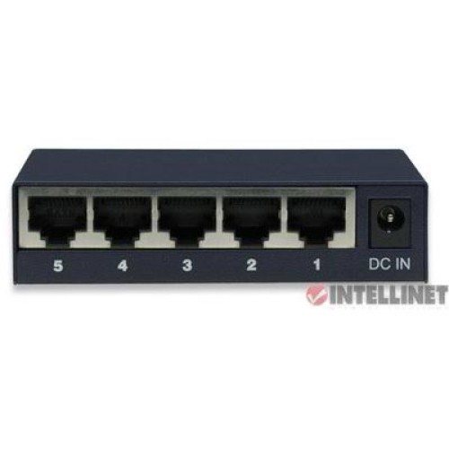 Switch para Red de Oficina Fast Ethernet 5 puertos, Metálico