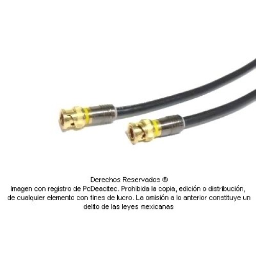 Cable Digital BNC de 3 m 1 vía 75 Ohm
