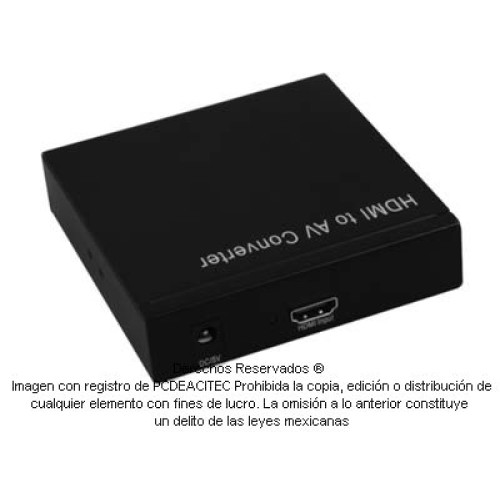 Convertidor HDMI a RCA Video + Audio RL Convertidor HDMI a RCA Video + Audio RL