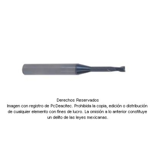 Cortador Vertical Miniatura Cuello Largo 1/32" Carburo Sólido