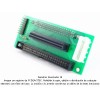 Adaptador SCSI SCA80 hembra Boxheader 50 & DB68 HP hembra