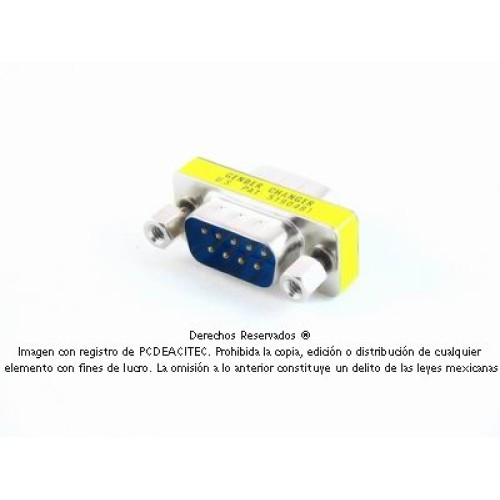 Cambiador de Género DB9 macho-macho