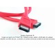 Cable Interno SATA a SATA tipo L de 100 cm