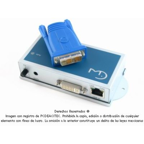 Extensor DVI-D vía RJ45 UTP Cat5e o Cat 6 hasta 45 m