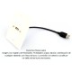 Placa Tapa USB 2.0 tipo A con pigtail en ABS