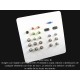 Tablero a Pared Multipuertos Video y Audio 23 Puertos