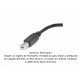 Cable  USB 2.0 AB balun extender activo macho a macho de 15 m
