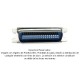Adaptador CEN36 (Centronics 36 pines) macho a DB25 macho