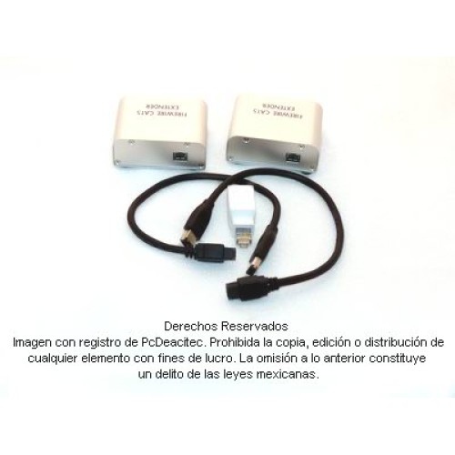 Extensor FireWire hasta 75 m vía Cat5e, Cat6, UTP, STP Extensor FireWire hasta 75 m vía Cat5e, Cat6, UTP, STP