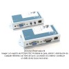 Extensor VGA, Amplificador VGA con Audio vía Cat5 o Cat6 hasta 300 m. BLINDADO