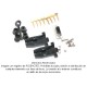 Kit de ensamble para remate de terminal macho en cable VGA