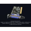Tarjeta Paralela PCI bracket corto, 1 puerto externo DB25