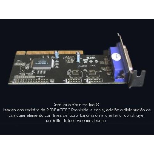 Tarjeta Paralela PCI bracket corto, 1 puerto externo DB25