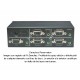 VGA Video Splitter 1X4, con audio integrado hasta 60 m