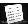 Tablero a Pared Multipuertos Video y Audio 24 puertos en ABS