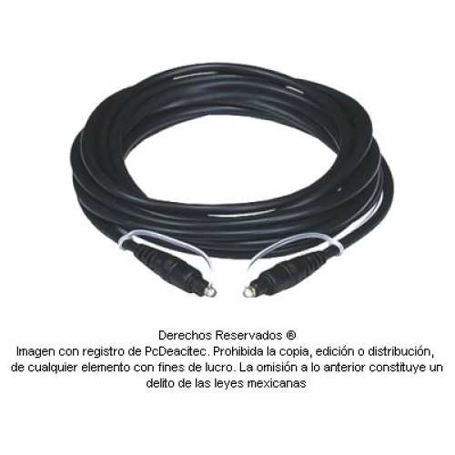 Cable Fibra ópica Toslink macho a macho de 10 m Cable Fibra ópica Toslink macho a macho de 10 m