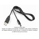 Cable USB a Jack (5.5 x 2.1) mm para energía de 1 m