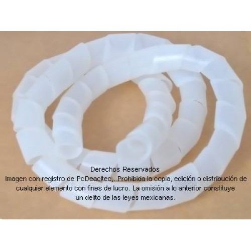 Entorchado, espiral sujeta cables, organiza cables 10 m x 12 mm Entorchado, espiral sujeta cables, organiza cables 10 m x 12 mm