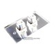 Placa Tapa 2 Jack RJ45 Cat5e ponchable en Aluminio Placa Tapa 2 Jack RJ45 Cat5e ponchable en Aluminio