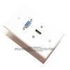 Placa Tapa VGA + HDMI 4k en L a 90° en ABS