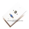 Placa Tapa VGA + USB 2.0 en ABS