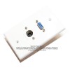 Placa Tapa VGA + Toslink fibra óptica en ABS