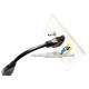 Placa Tapa VGA + HDMI 4k pigtail + audio Jack 3.5 mm ABS