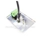 Placa Tapa VGA con prisioneros + HDMI 4k pigtail + Audio Jack 3.5 mm en Aluminio Placa Tapa VGA con prisioneros + HDMI 4k pigtail + Audio Jack 3.5 mm en Aluminio