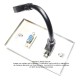 Placa Tapa VGA + HDMI 4k pigtail en Aluminio