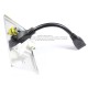 Placa Tapa VGA + HDMI 4k pigtail + Audio con Terminal de opresores en Aluminio
