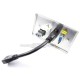 Placa Tapa VGA + HDMI 4k pigtail + USB 3.0 en Aluminio