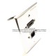 Placa Tapa HDMI 4K pigtail + Jack Rj45 Cat6 cople en Aluminio