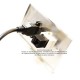 Placa Tapa HDMI 4K pigtail + Jack Rj45 Cat6 cople en Aluminio